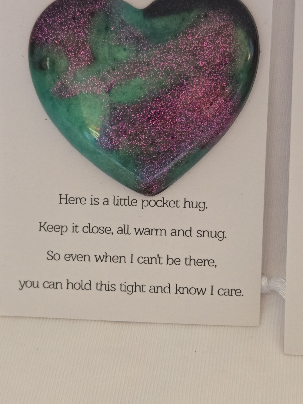 Customizable Heart Pocket Hug Trinket - Picture 3 of 7